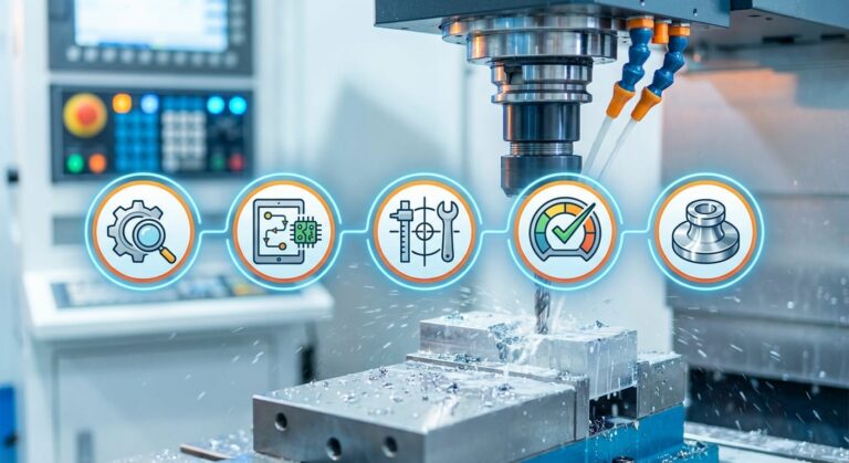 CNC精準開孔實作指南：提升零件品質的五個關鍵步驟