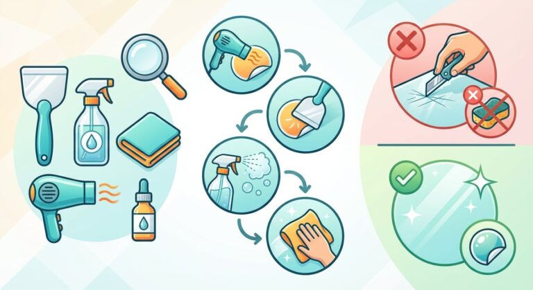 如何徹底清除頑固殘膠？實用技巧與常見錯誤解析 | 殘膠清除技巧