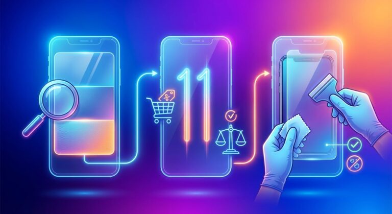 雙11保護貼優惠選購指南：三步驟教你挑選最適合手機的保護貼