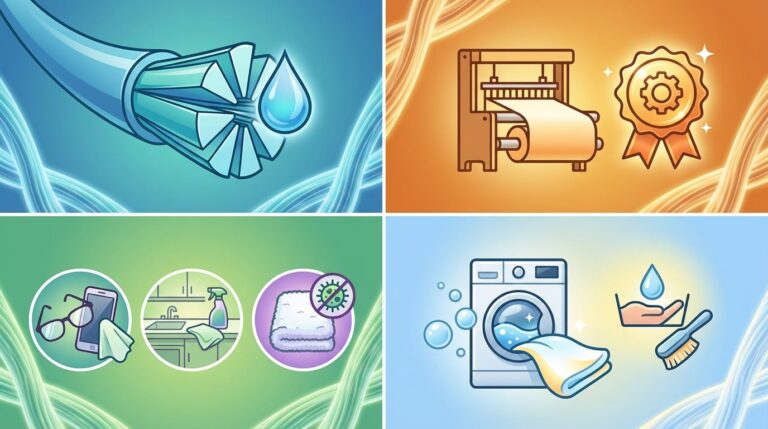 如何挑選超細纖維擦布？從材質到應用場景的完整指南