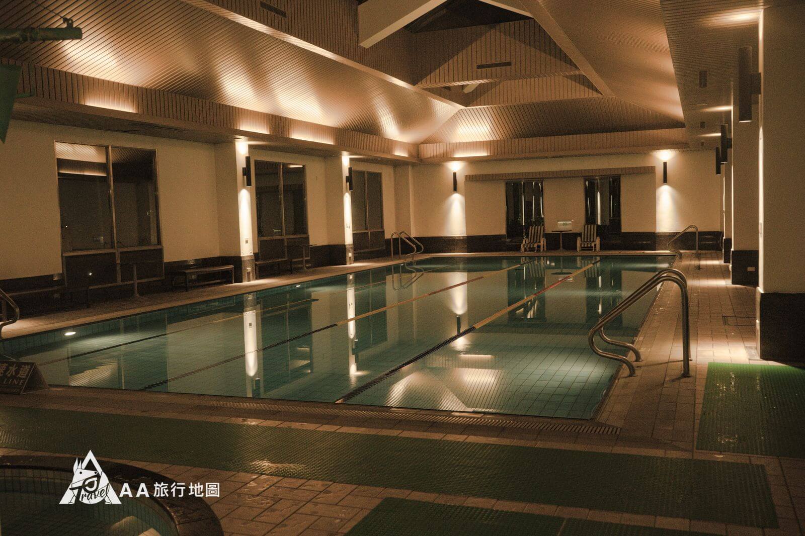 美崙大飯店也有提供室內游泳池與 SPA 池給遊客使用